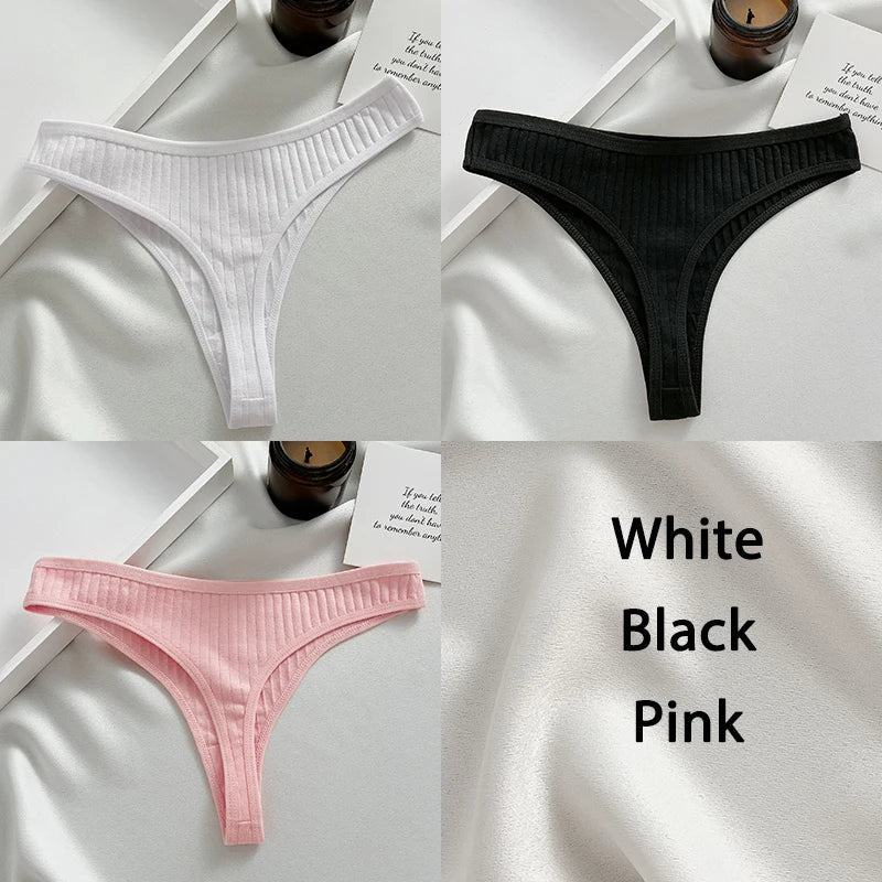 Variant image for Damen-Tanga, Set, monochrome Baumwolle, Spandex-53