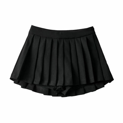 Variant image for Damen-Minirock, plissiertes Polyester-1