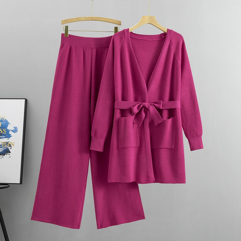 Variant image for Damen-Hose, mit elastischem Bund, schick, weit, Bein, Nylon-36