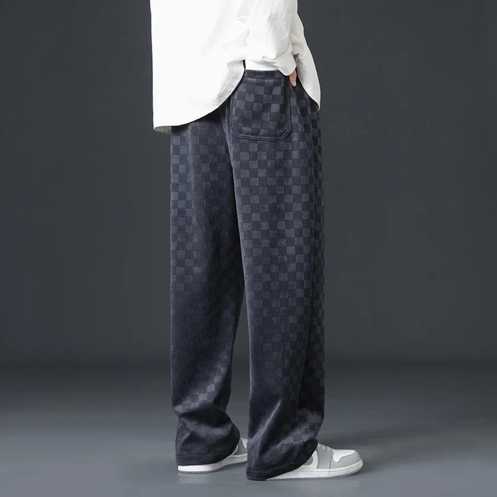 Damen-Jogginghose Weites Bein Seidig Poly-Mischung-6