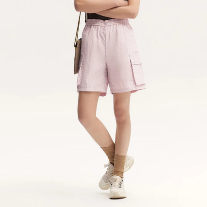 Lässige Damen-Cargoshorts aus Baumwolle mit elastischem Bund und praktischen Taschen – S, M, L, XL 4