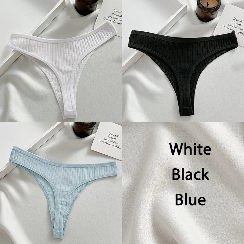 Variant image for Damen-Tanga, Set, monochrome Baumwolle, Spandex-49