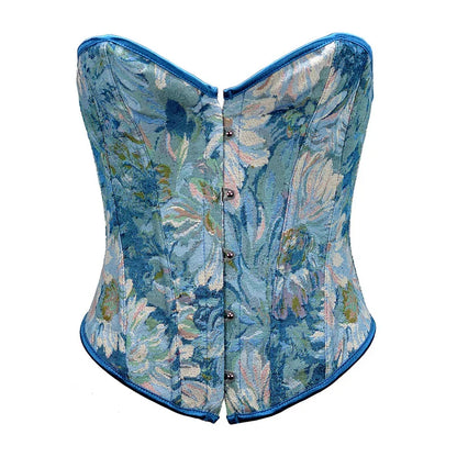 Variant image for Damen-Bustier, Blumenmuster, Polyester, Spandex, figurbetont-1