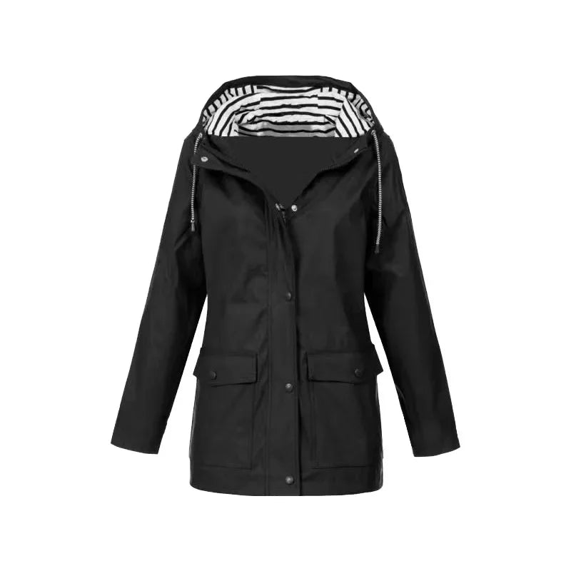 Herren Winddichte Outdoorjacke Leicht Atmungsaktiv-2
