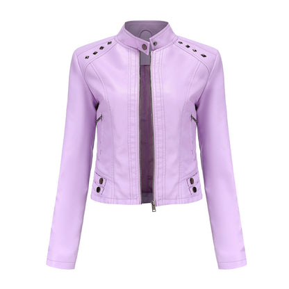 Variant image for Damen-Lederjacke mit einzigartigen Details aus hochwertigem Leder-25