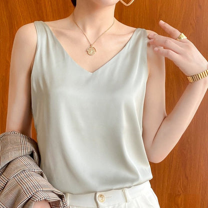 Damen-Top, lockere Passform, weiches Polyester-6
