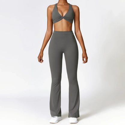 Damen-Hose, mit elastischem Bund, schick, atmungsaktives Nylon, Spandex-6