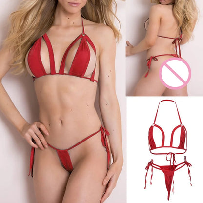 Variant image for Damen-Crotchless-Unterwäsche, Nylon, Spandex-1