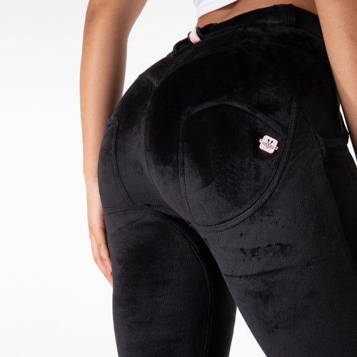 Damen-Hose, weich, gestrickt, aus Baumwolle und Spandex-1