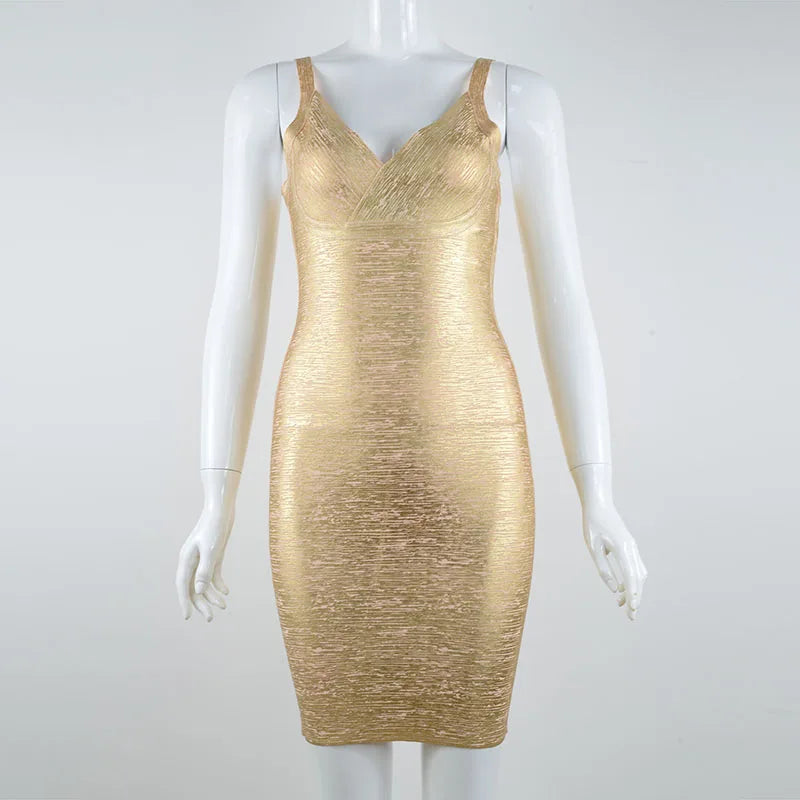 Damenkleid Mini Spaghettiträger Viskose-1