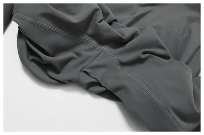 Damen-Hose, mit elastischem Bund, schick, atmungsaktives Nylon, Spandex-4