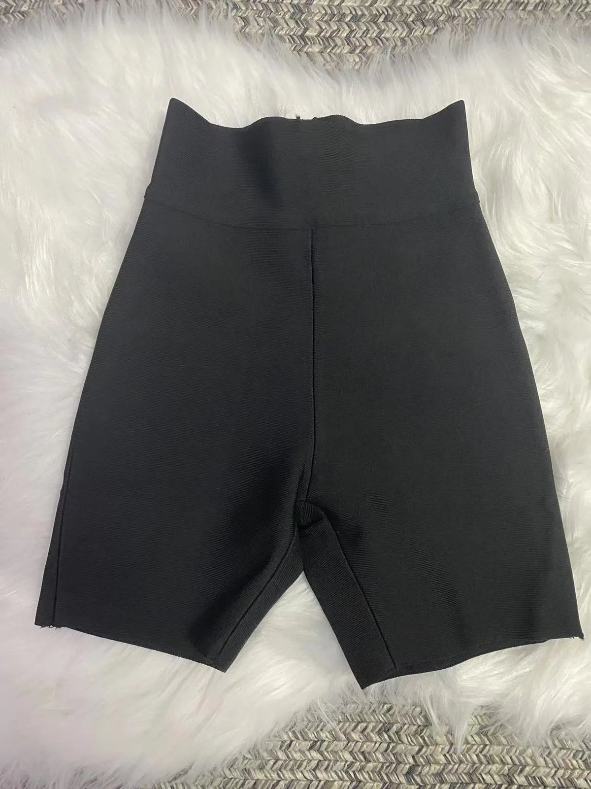 Variant image for Damen-Trainingsshorts, hoch tailliert, Polyester, bequemes Design-1