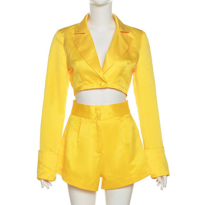 Variant image for Damen-Set, kurzer V-Ausschnitt, Elasthan, Polyester-2