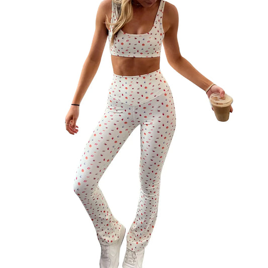 Damen-Leggings, Set, atmungsaktives Polyester, für Training und Entspannung-1