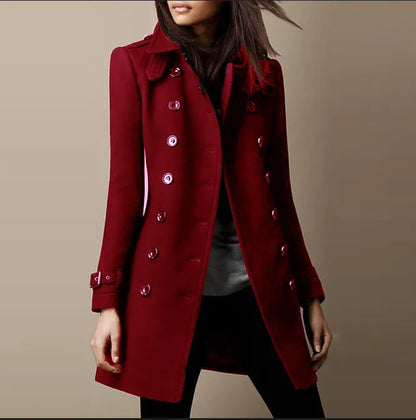 Damenjacke Schlichter Stilvoller Design Polyesterjacke für Damen 4