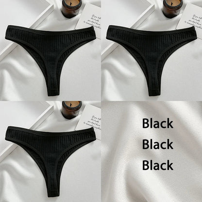 Variant image for Damen-Tanga, Set, monochrome Baumwolle, Spandex-65