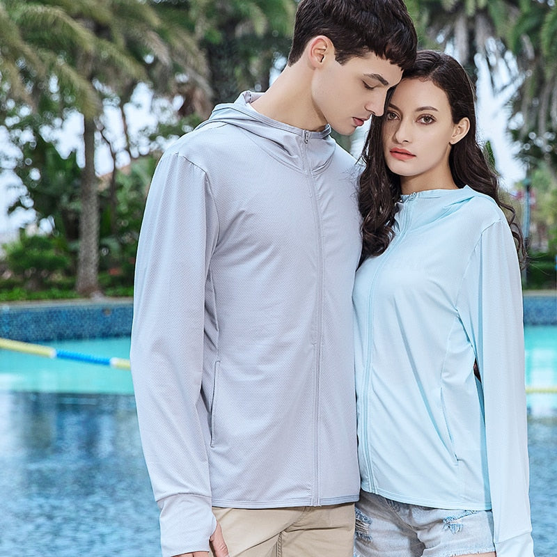 Unisex Outdoorjacke Leicht Wasserdicht Mit UV-Schutz-4