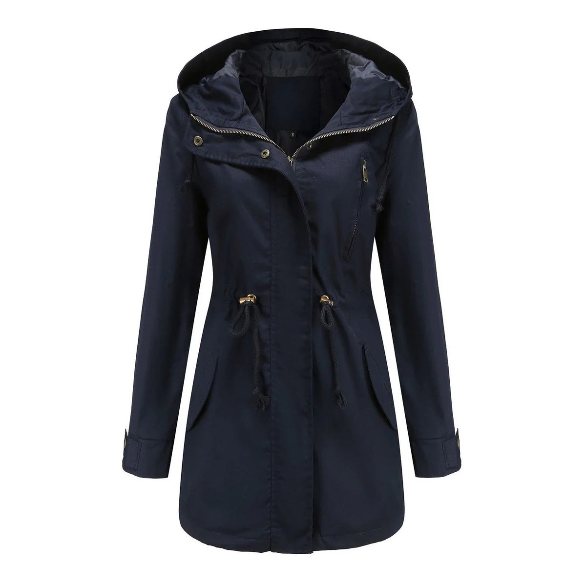 Damenjacke Wasserdicht Zeitloses Design Langärmlig für Outdoor-Aktivitäten-6