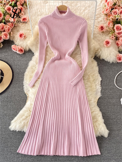 Variant image for Maxikleid Damen A-Linie Weiches Polyester Knöchellang-4