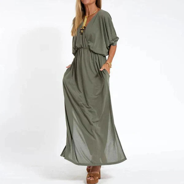 Variant image for Damen-Maxikleid, Boho-Stil, leichtes Material-24