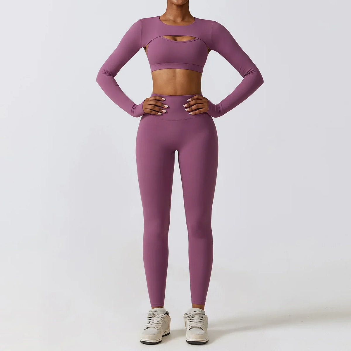 Variant image for Damen-Leggings-Set, Sportliches Nylon, Elasthan-9
