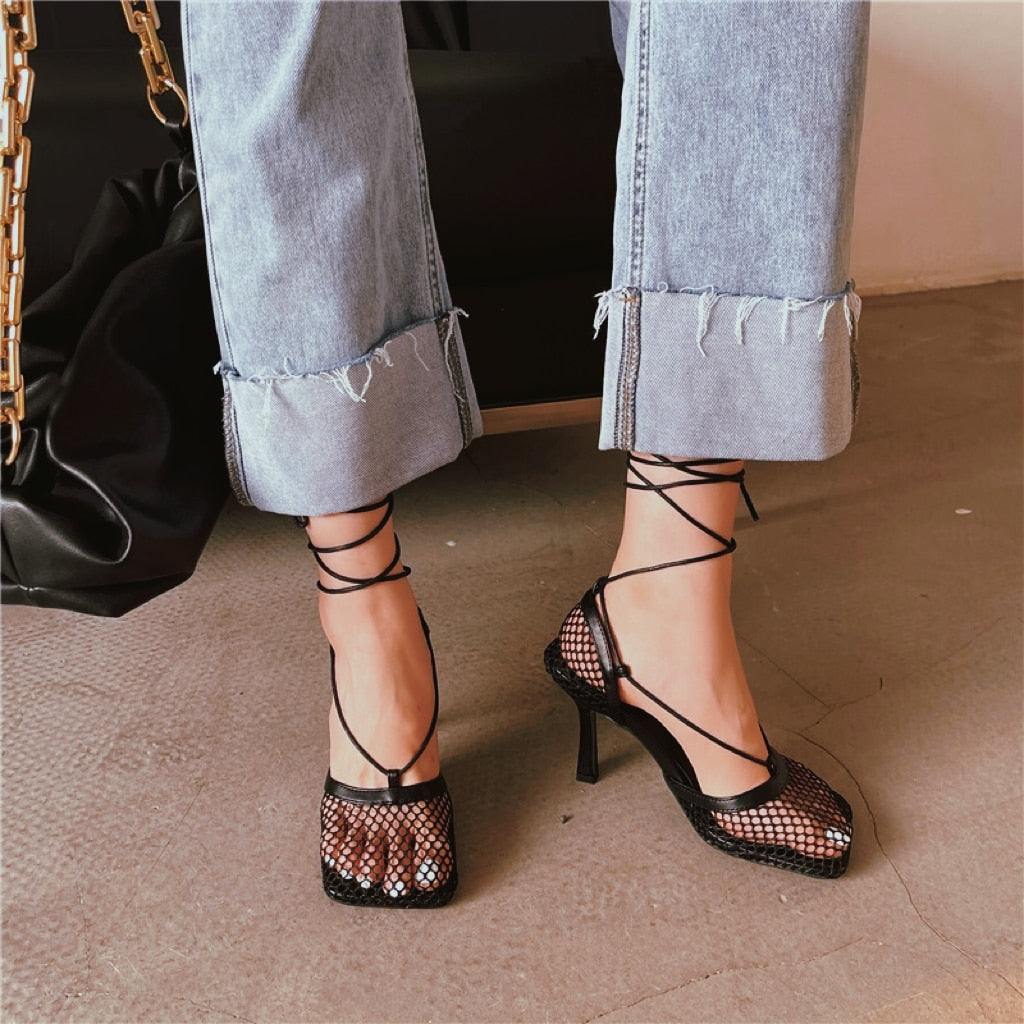 Variant image for Damen-Hohe Absätze Spiralband Synthetischer Stiletto-Absatz-9