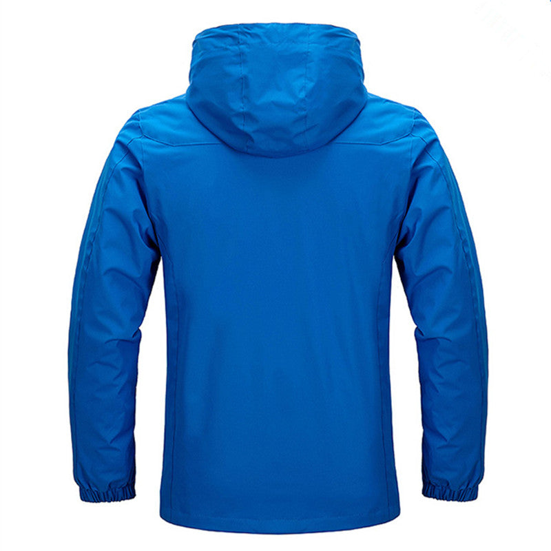 Damen-Herbstjacke Wasserdicht mit winddichtem Kragen und verstellbarer Taille-3
