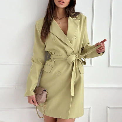 Variant image for Damen Wintermantel Elegant Hochwertig mit Taschen-6