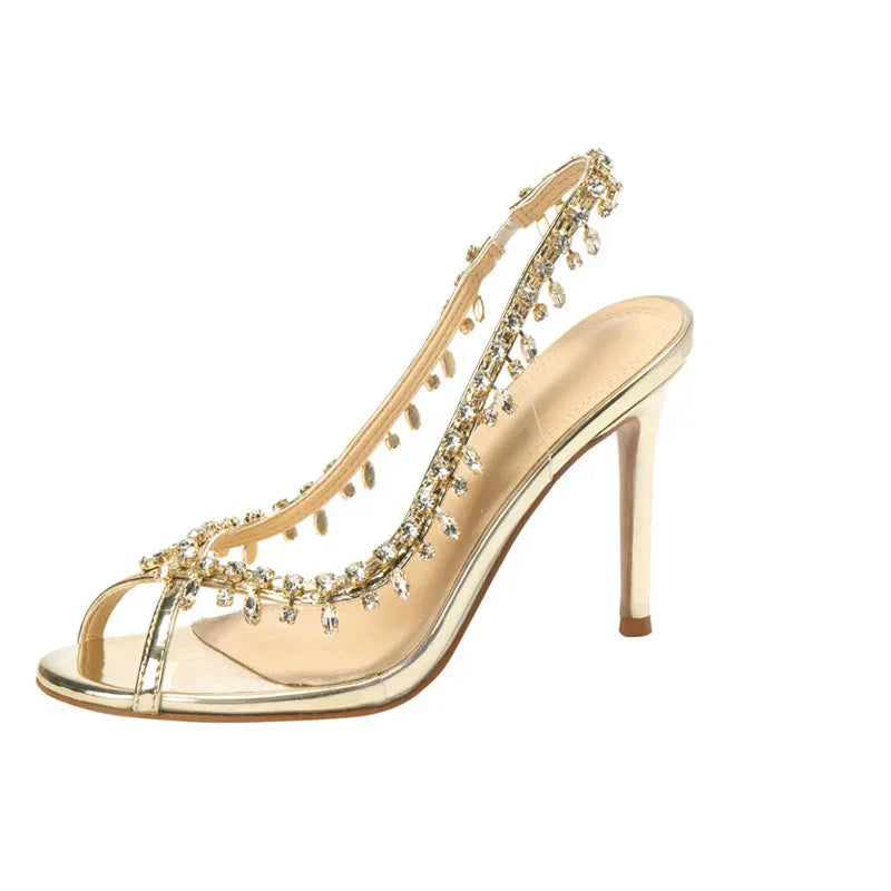 Variant image for Damen-Sandalen, Slingback-Absatz, PVC-7