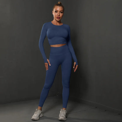 Variant image for Damen Sportliche Hose Hohe Taille Atmungsaktiver Spandex Nylon-21