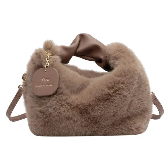 Damentasche, praktisch, flauschiges Design, langlebiger Stoff 1