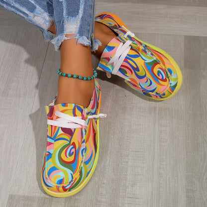 Damen Wanderschuh Ethno-Design Leichtes Material 6