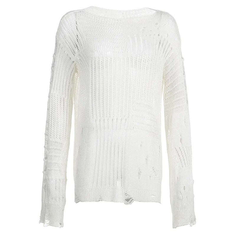 Variant image for Damen-Pullover, lässig mit Rundhals Polyester, Acryl, Viskose-4