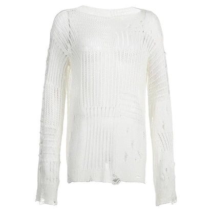Variant image for Damen-Pullover, lässig mit Rundhals Polyester, Acryl, Viskose-4