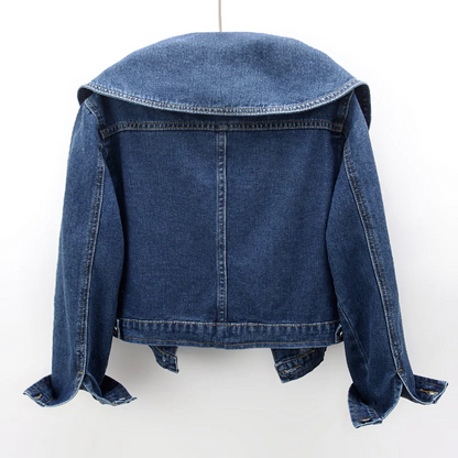 Kurze Denimjacke für Damen aus nachhaltigem Material – Trendige Silhouette, bequeme Passform, perfekt für alle Anlässe 2