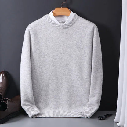 Herren-Strickpullover im klassischen Design aus 100% weichem Acryl-2