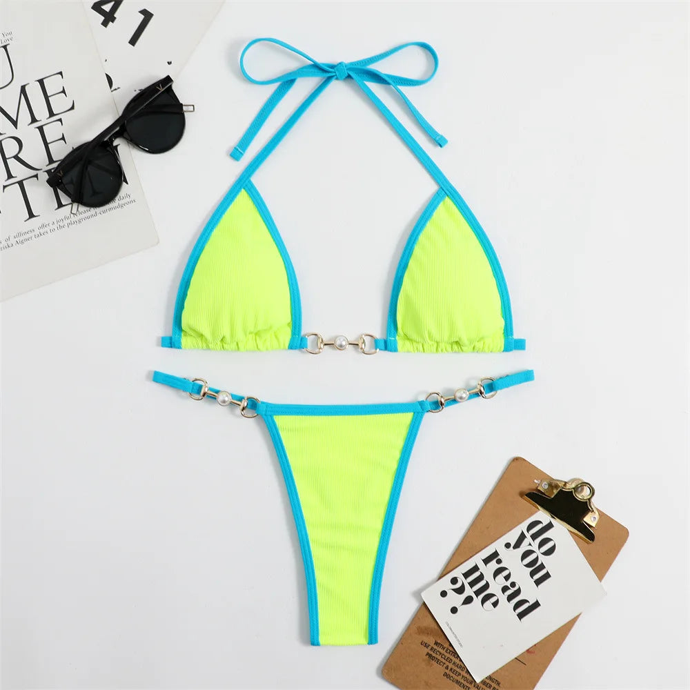 Variant image for Damen-Bikini, zweiteilig, niedrige Taille, Polyester, Elasthan-13