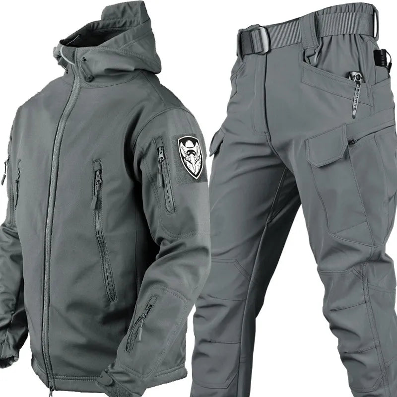 Variant image for Herren-Jacke, taktisch und Hose, wasserdicht, windfest, Funktionsmaterial-7