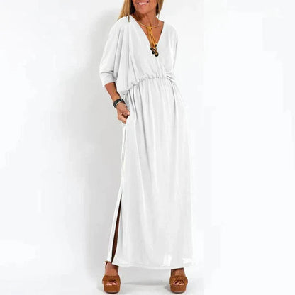 Damen-Maxikleid, Boho-Stil, leichtes Material-5