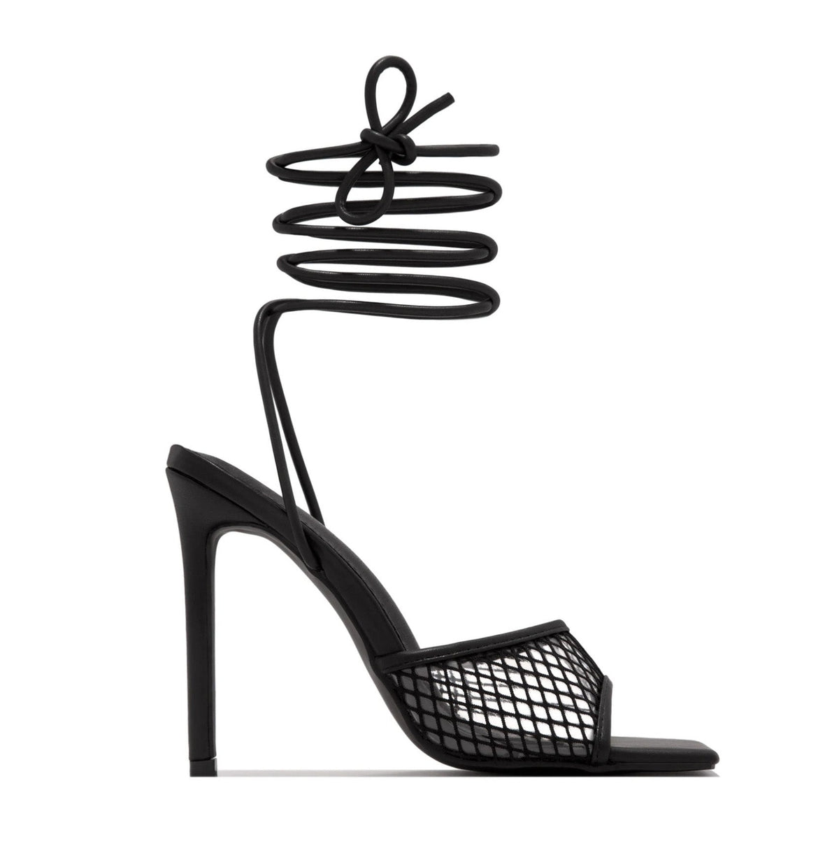 Damen-Hohe Absätze Spiralband Synthetischer Stiletto-Absatz-5