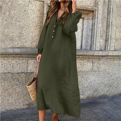 Elegante Damenkleider aus Baumwolle und Leinen – leichtes Design für Sommerfeste und Hochzeiten 8