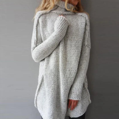 Damen-Strickkleid, elegant, weiches Material-3