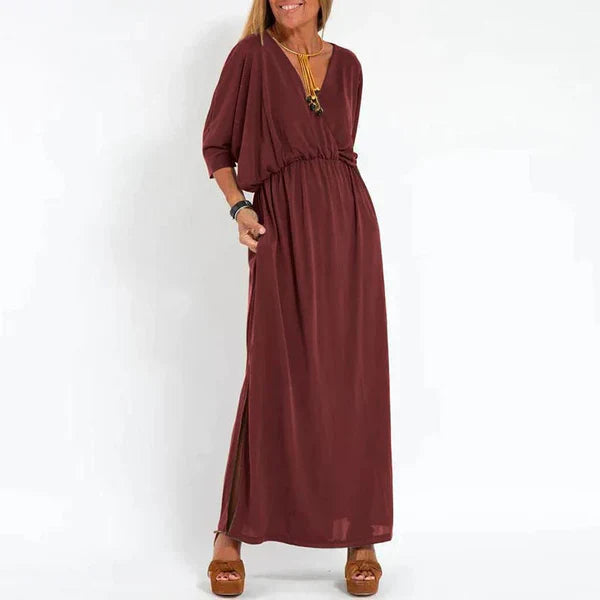 Variant image for Damen-Maxikleid, Boho-Stil, leichtes Material-37