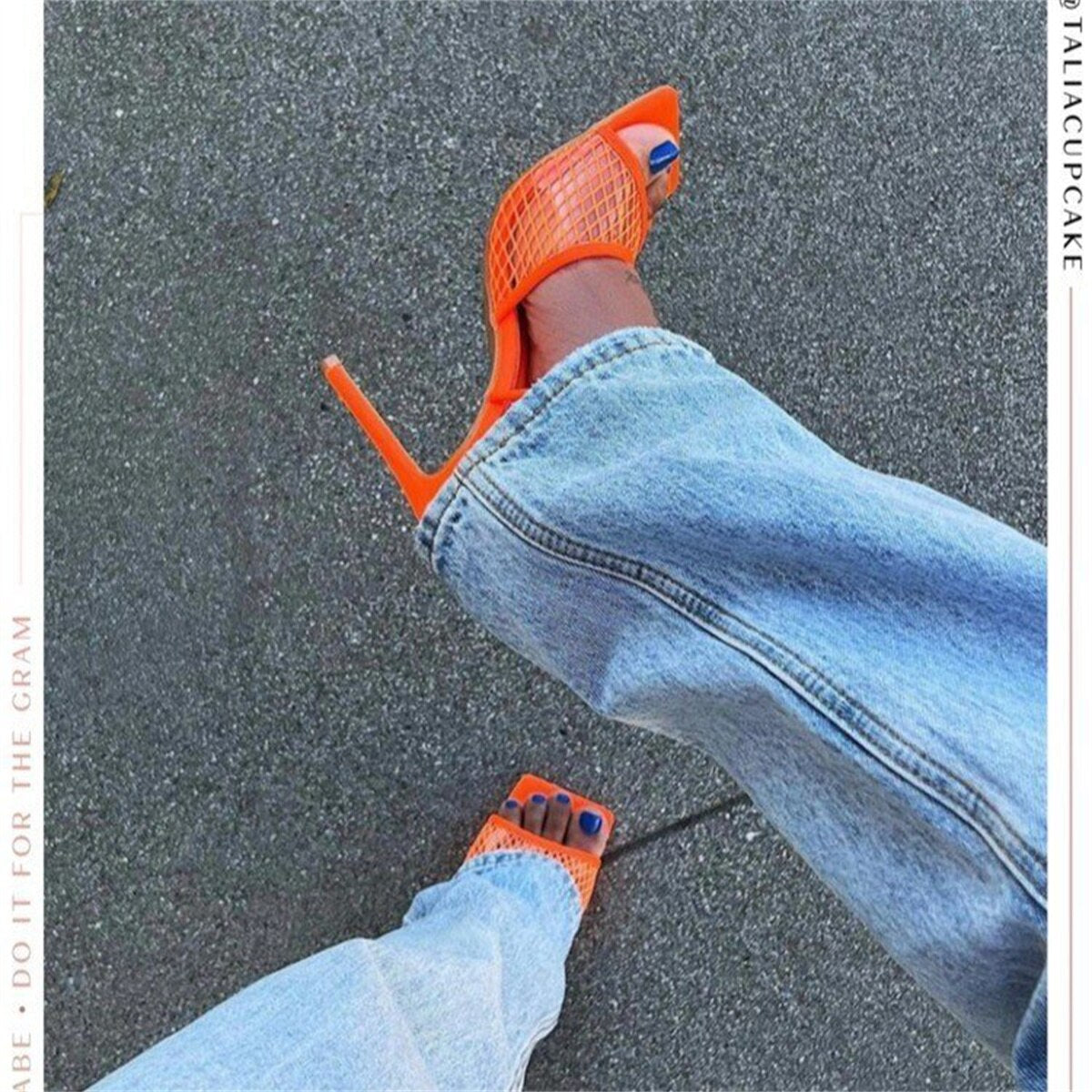 Damen-Hohe Absätze Spiralband Synthetischer Stiletto-Absatz-2