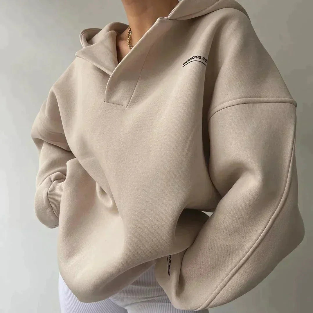 Damenkapuzenpullover, elegante Merinowolle, verstellbare Passform 5