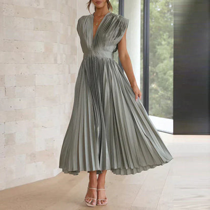 Variant image for Damen-Kleid, plissiertes Design, hochwertige Stoffe-41