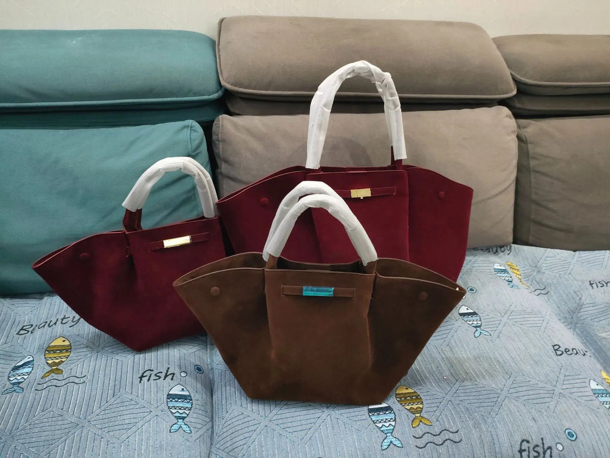 Variant image for Damen Tragetasche Mikrofaser Kunst Leder mit Griff-2