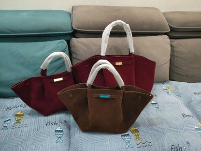 Variant image for Damen Tragetasche Mikrofaser Kunst Leder mit Griff-2