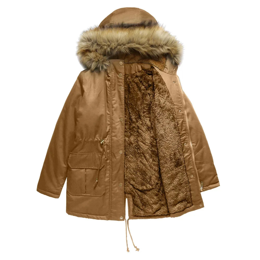 Variant image for Damen Langer Parka Wasserabweisend mit Pelzfutter-22