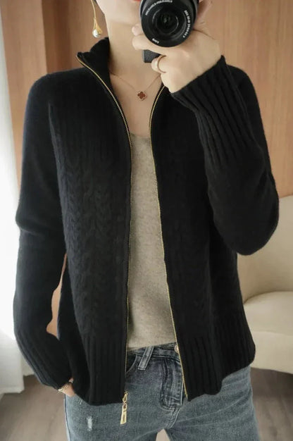 Variant image for Damen-Strickpullover, trendy, weiche Baumwolle-29